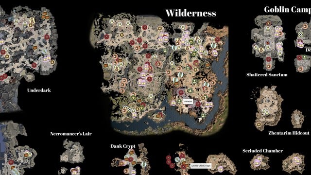 Act 1Baldur's Gate 3 Interactive Map